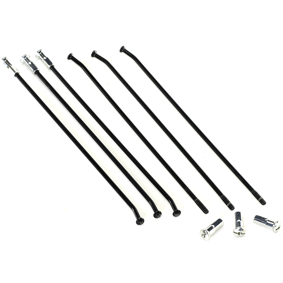 HAAN WHEELS zesílené špice s niply (komplet) zadní 18 BETA 13-22 barva černá